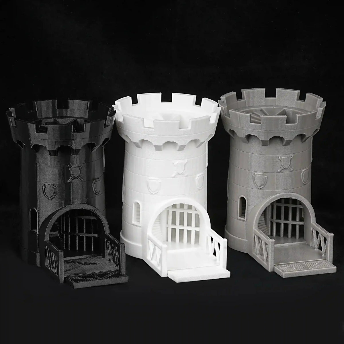 3D Printed Castle Model dungeons & dragons Dice Tower