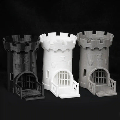 3D Printed Castle Model dungeons & dragons Dice Tower