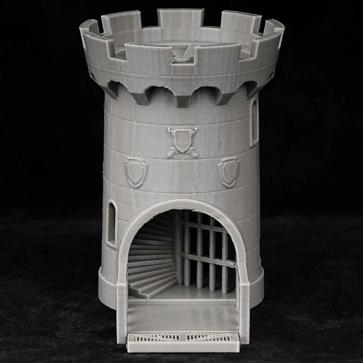 3D Printed Castle Model dungeons & dragons Dice Tower