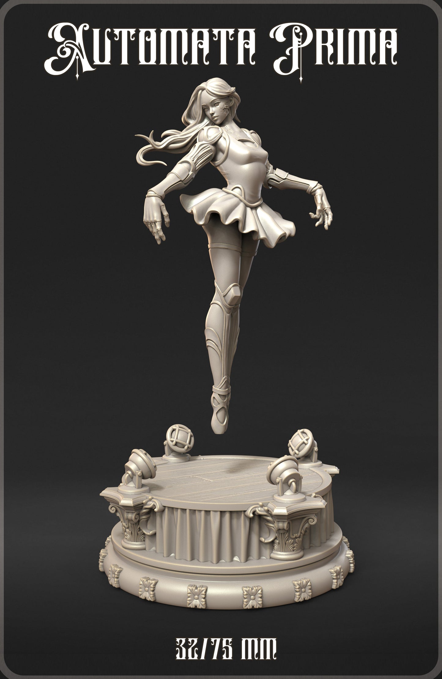 Automata Prima Warforged Bard Miniature