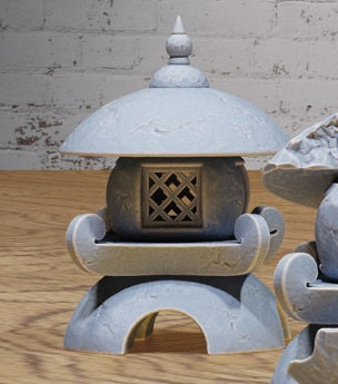 Eastern Temple Scatter - Stone Lamps