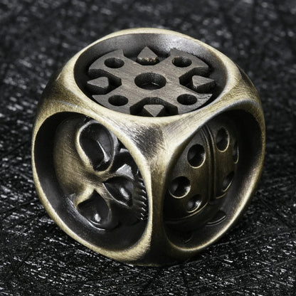 DND Dice Original Fun Lucky Ladybug Metal D6 Dice