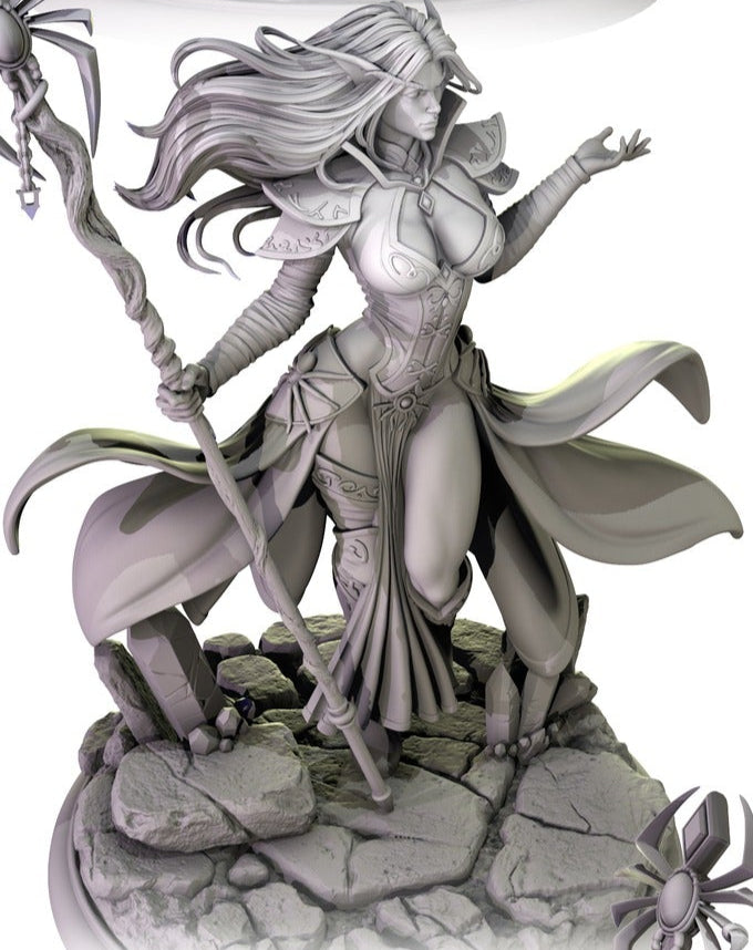 Drismera T'shar - Drow Archmage (SFW/NSFW 18+) - 75mm Scale