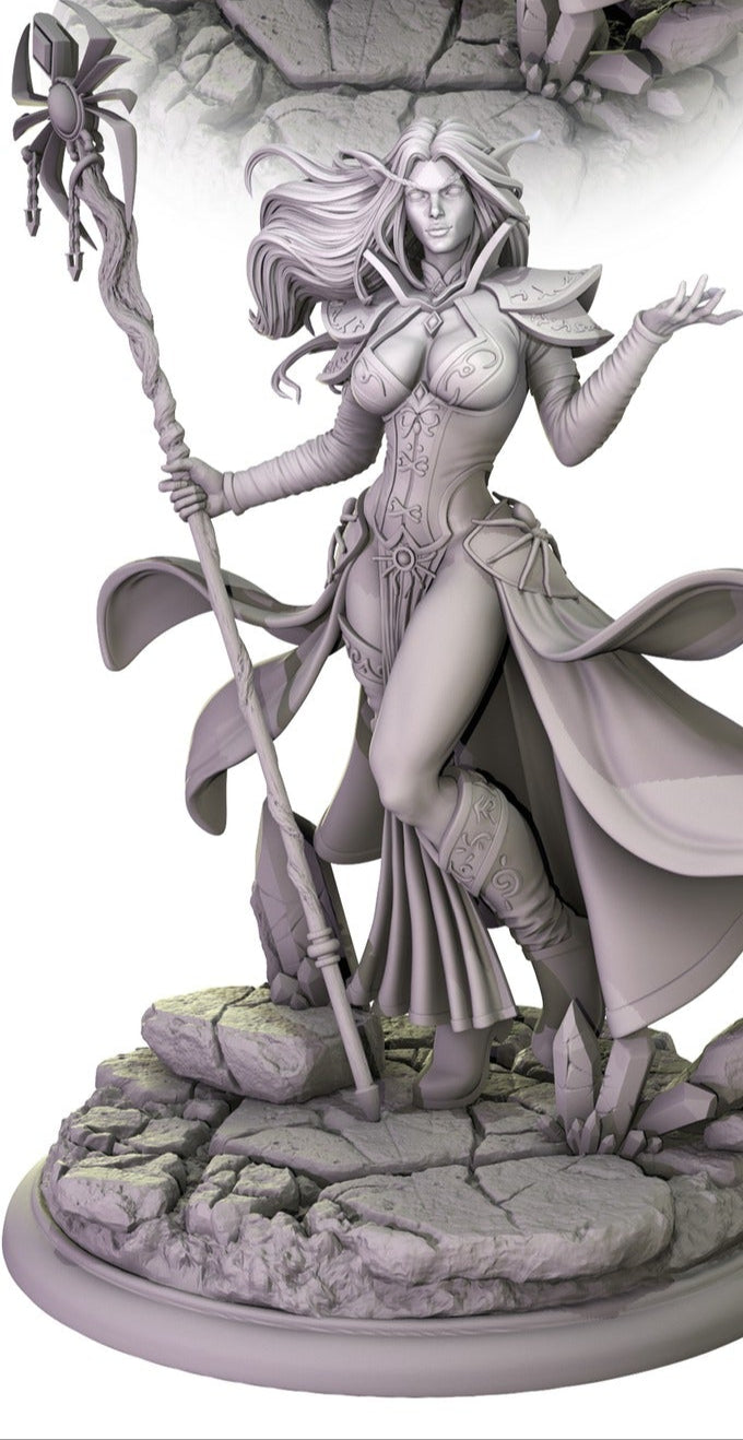 Drismera T'shar - Drow Archmage (SFW/NSFW 18+) - 75mm Scale