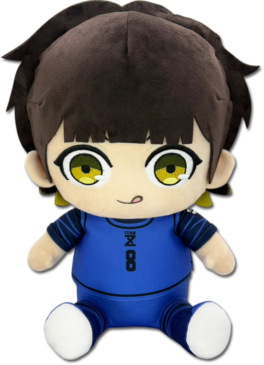 Blue Lock Meguru Bachira Team Z Uniform Sitting Pose Plush 12 inch