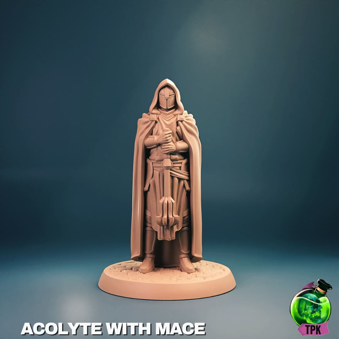 Acolyte – Human Cleric – Resin Tabletop Miniature