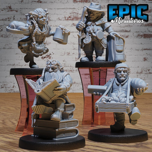 Halfling Villagers