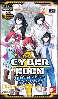 Digimon Card Game Cyber Eden Booster Pack - Official Bandai TCG