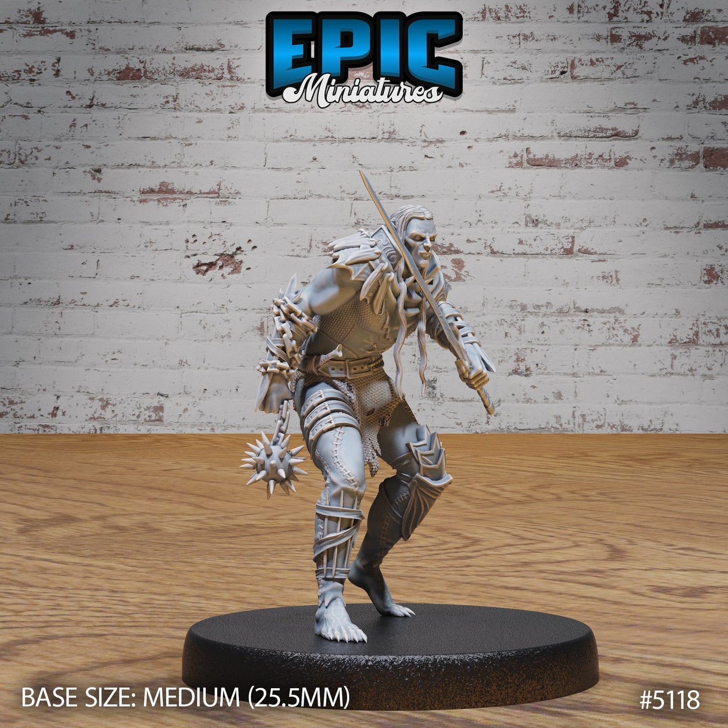 Slave Half-Drow Master – Dark Elf Warlord Miniatures