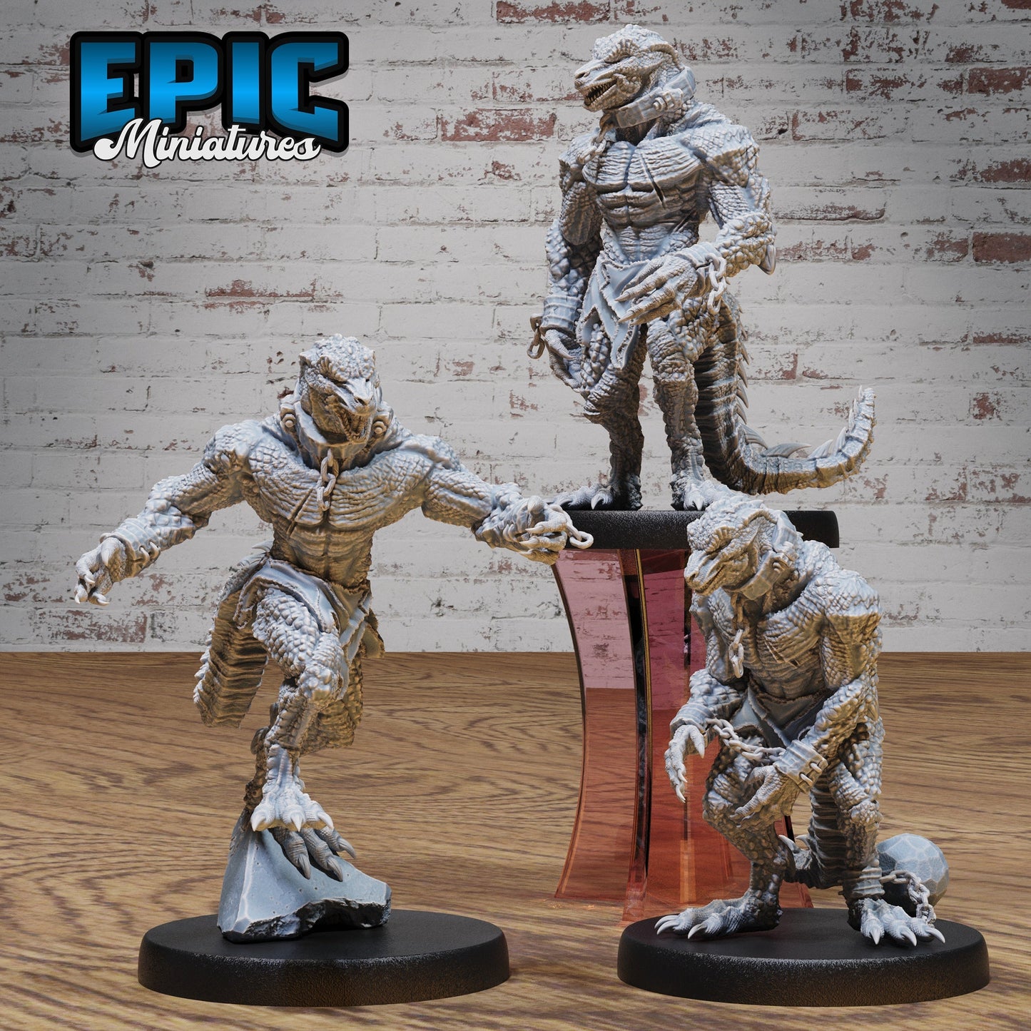 Lizardfolk Slave Miniatures