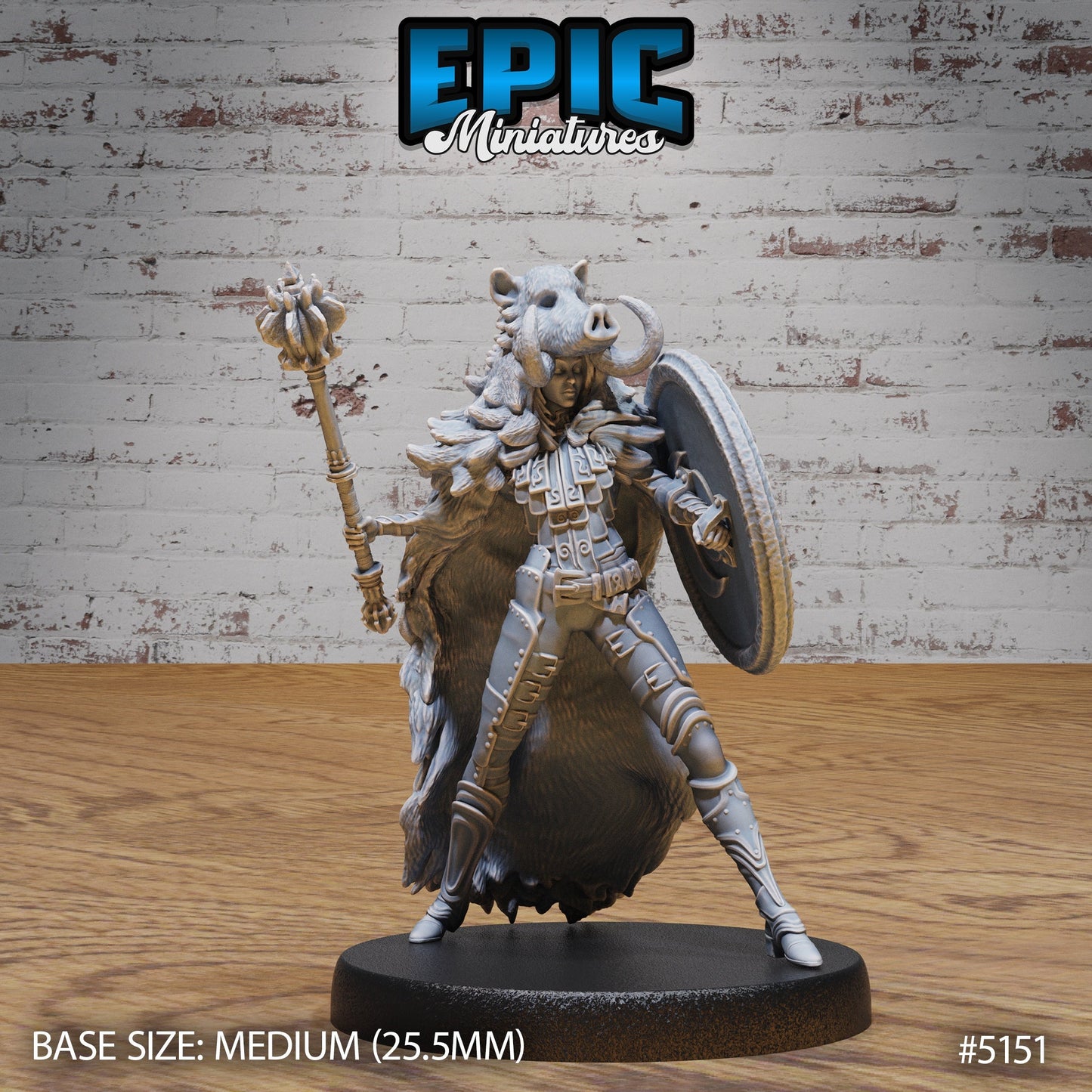 Boar Coat Warrior Ladies – Female Human Barbarians