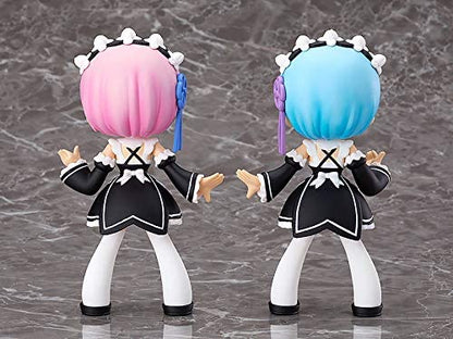 Re:Zero Yurumari Rem & Ram Soft Vinyl Figures Set - Fine Clover KADOKAWA