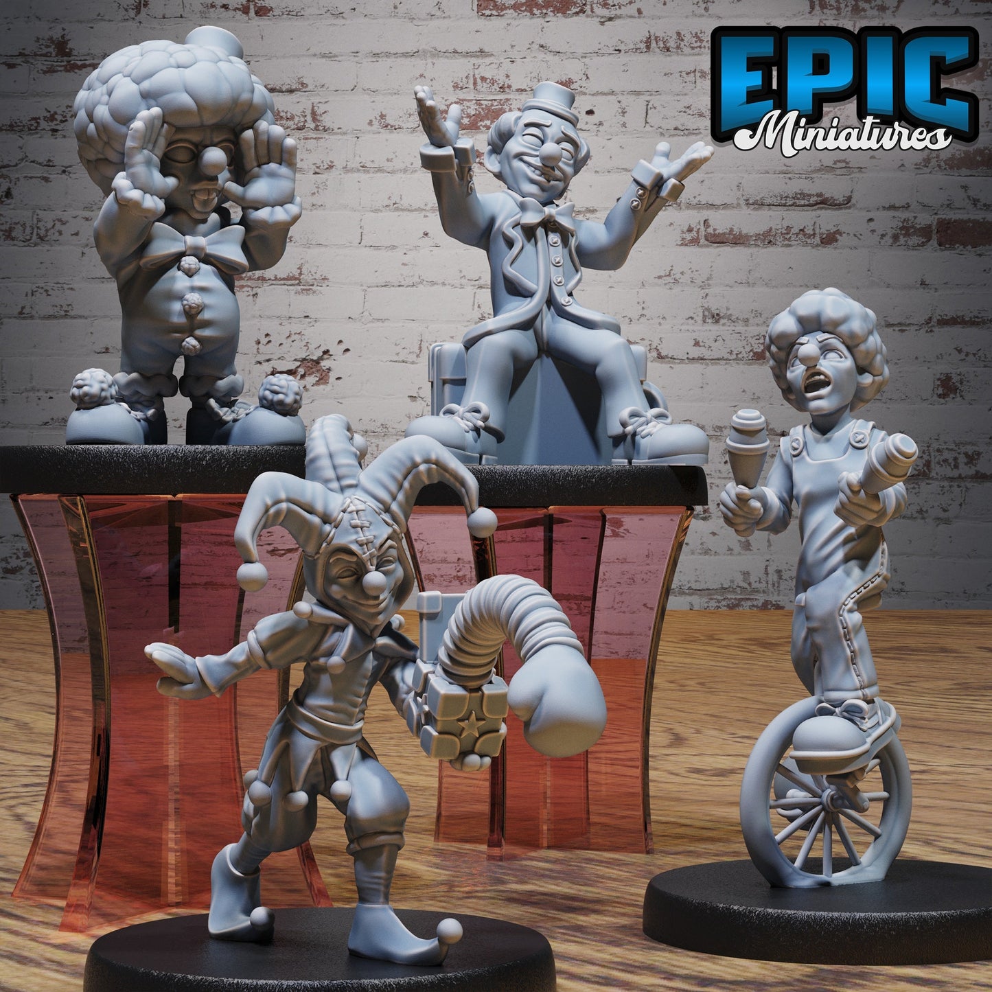 Clowns - Carnival Performers / Twisted Entertainers - Miniatures