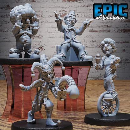 Clowns - Carnival Performers / Twisted Entertainers - Miniatures