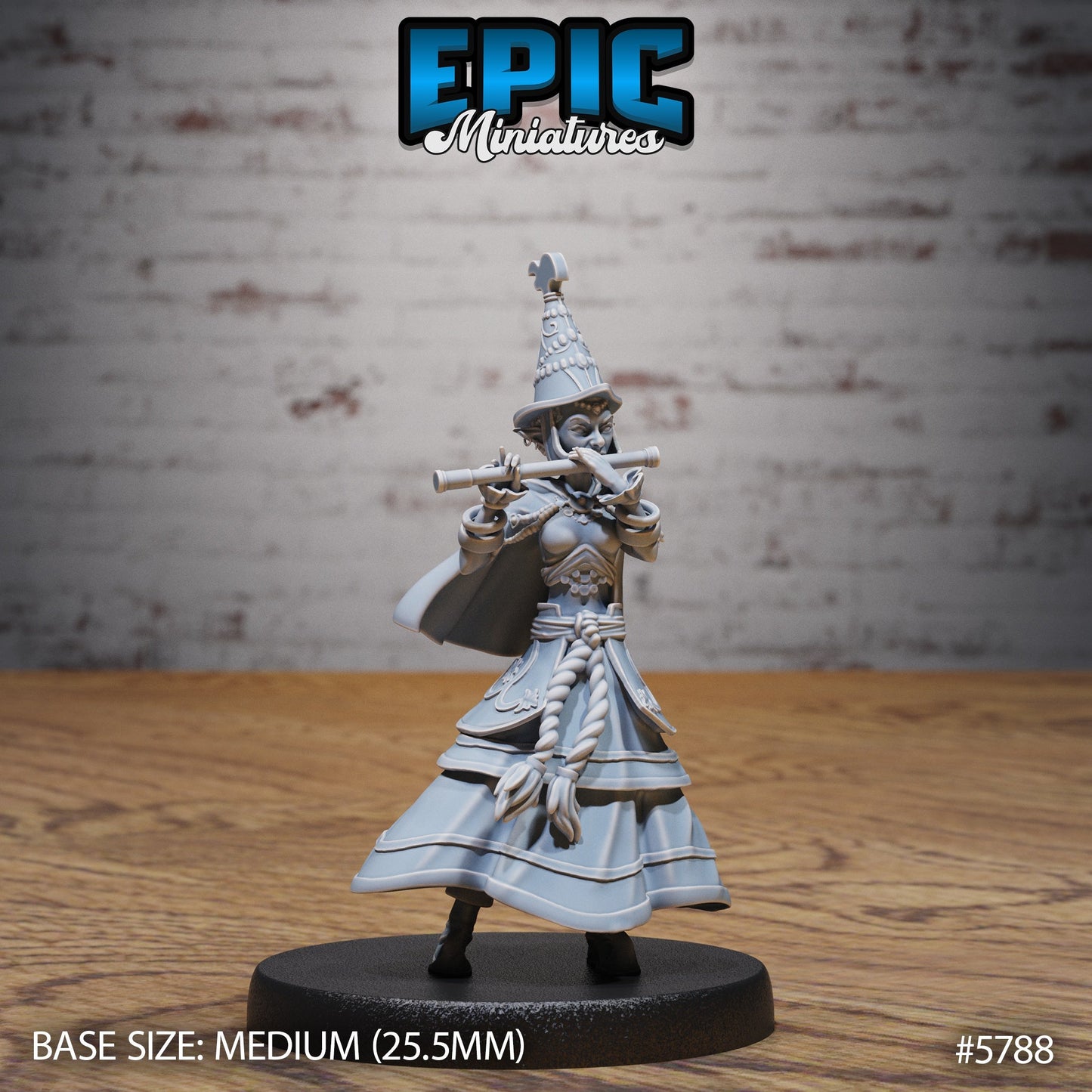 Half-Elf Bard - Performer / Half-Elf Female - Miniatures