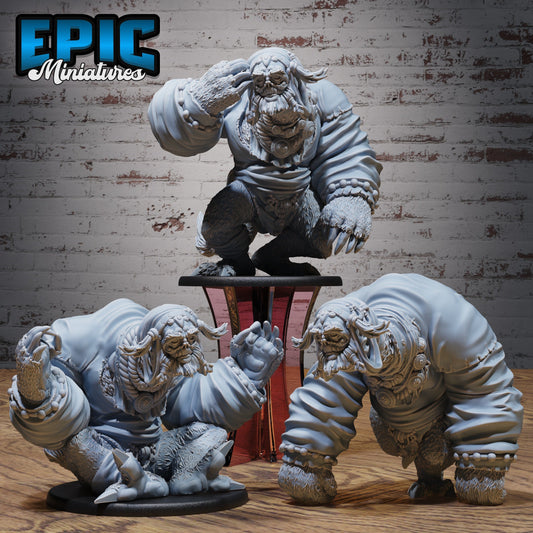 Giant Sloth Nomad – Frostland Wanderer Miniature