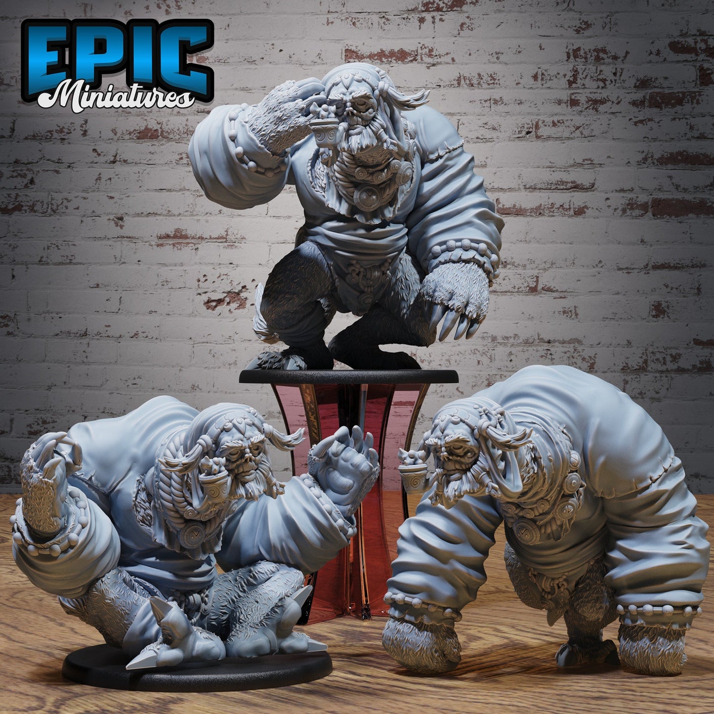 Giant Sloth Nomad – Frostland Wanderer Miniature