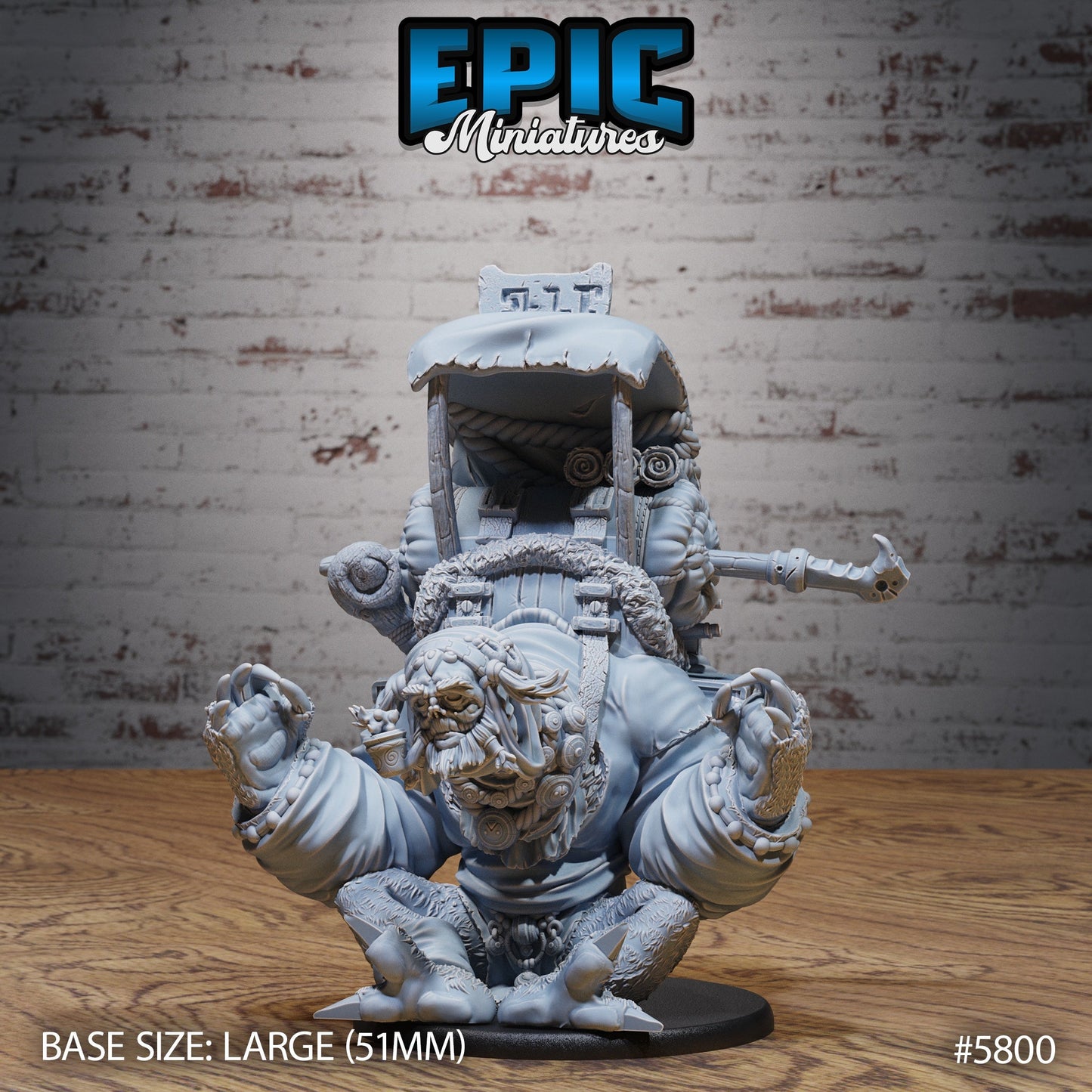 Giant Sloth Nomad – Frostland Wanderer Miniature
