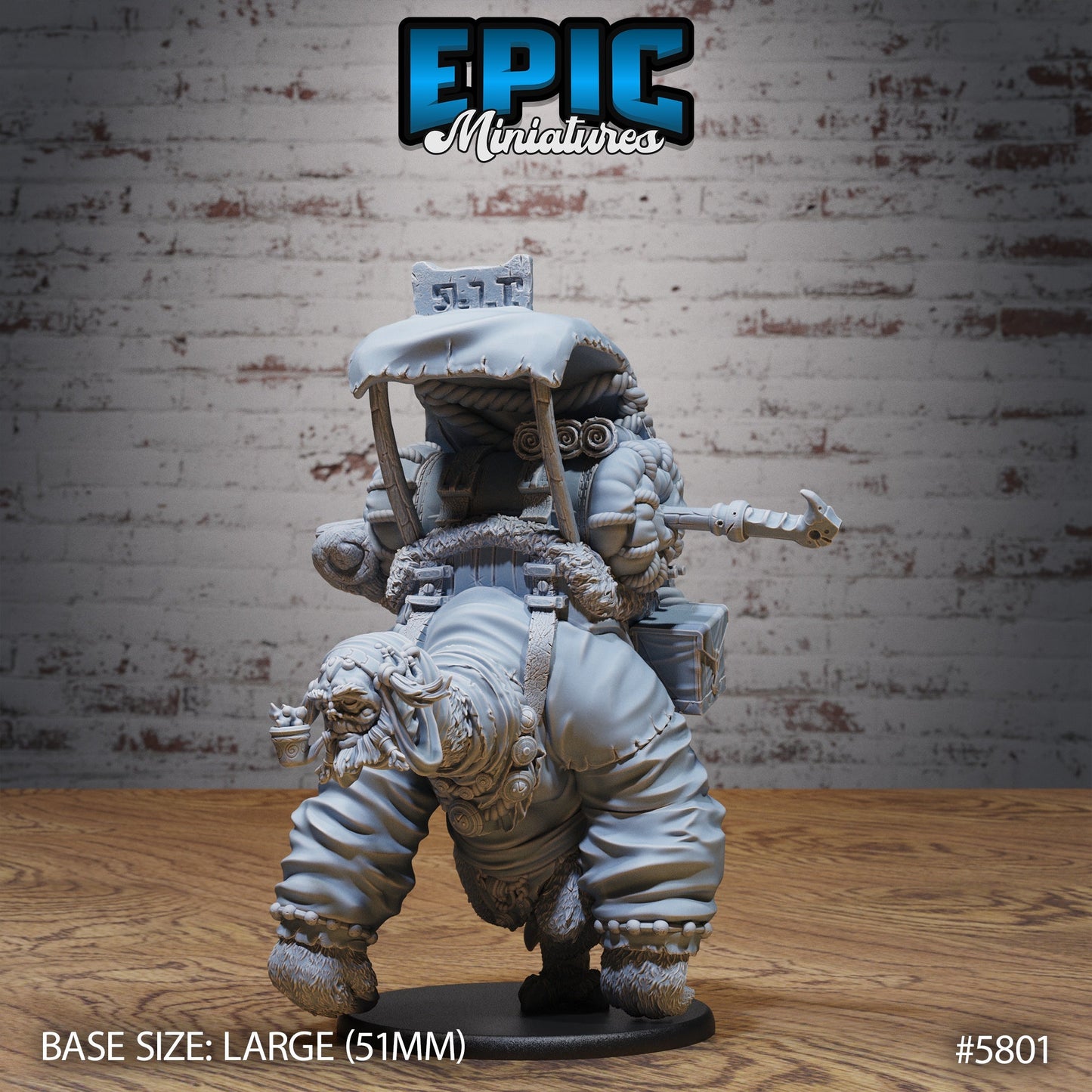 Giant Sloth Nomad – Frostland Wanderer Miniature