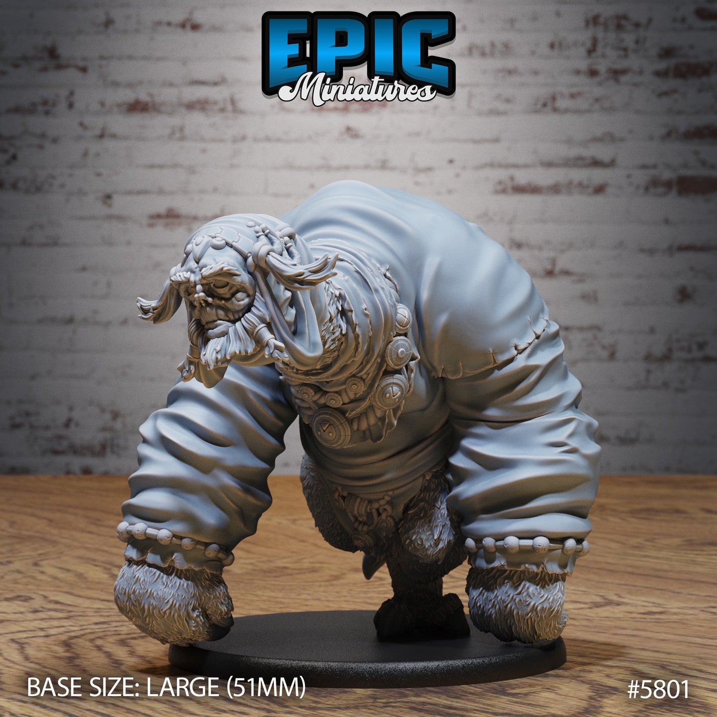 Giant Sloth Nomad – Frostland Wanderer Miniature