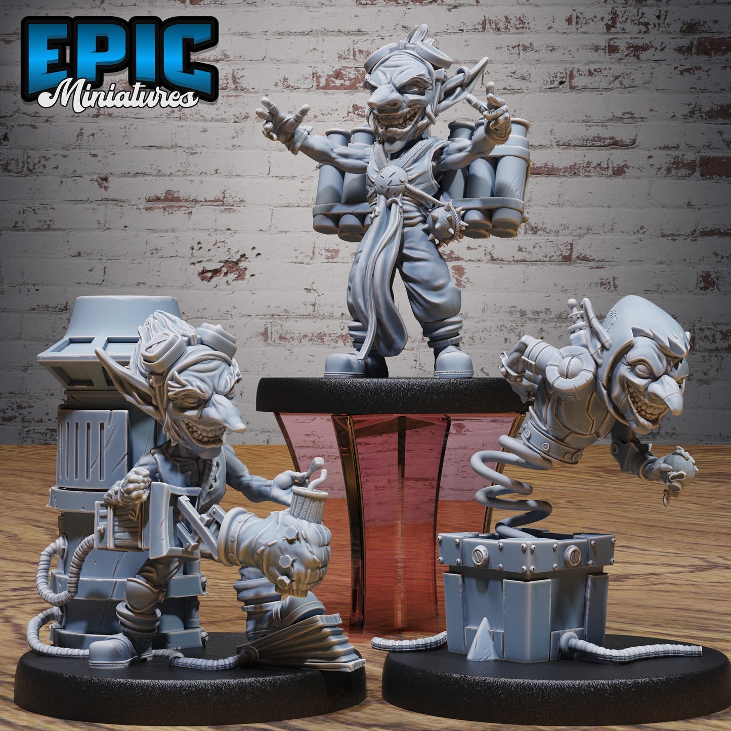 Goblin Tinkerer - Mad Inventor / Explosives Expert - Miniatures