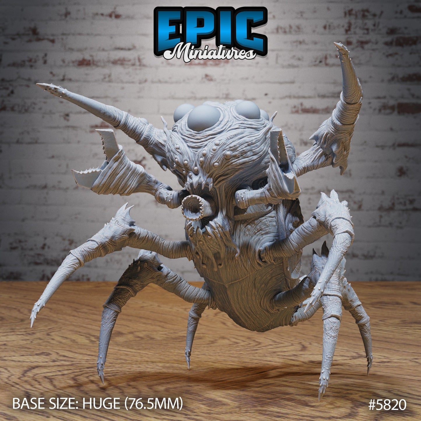 Brain Collector – Huge Aberration Monster Miniature