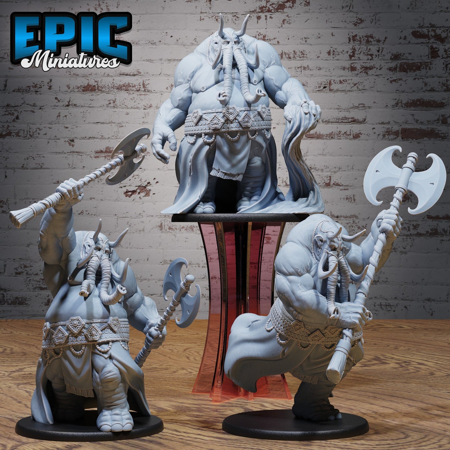 Elder Tusk – Large Loxodon Mind Flayer Miniatures