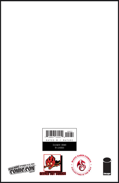 Image: Department Of Truth #0 Black Saber Comics NYCC Exclusive Ltd 400 Blank/ Sketch