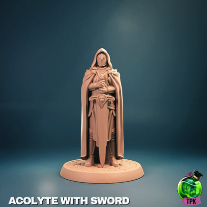 Acolyte – Human Cleric – Resin Tabletop Miniature