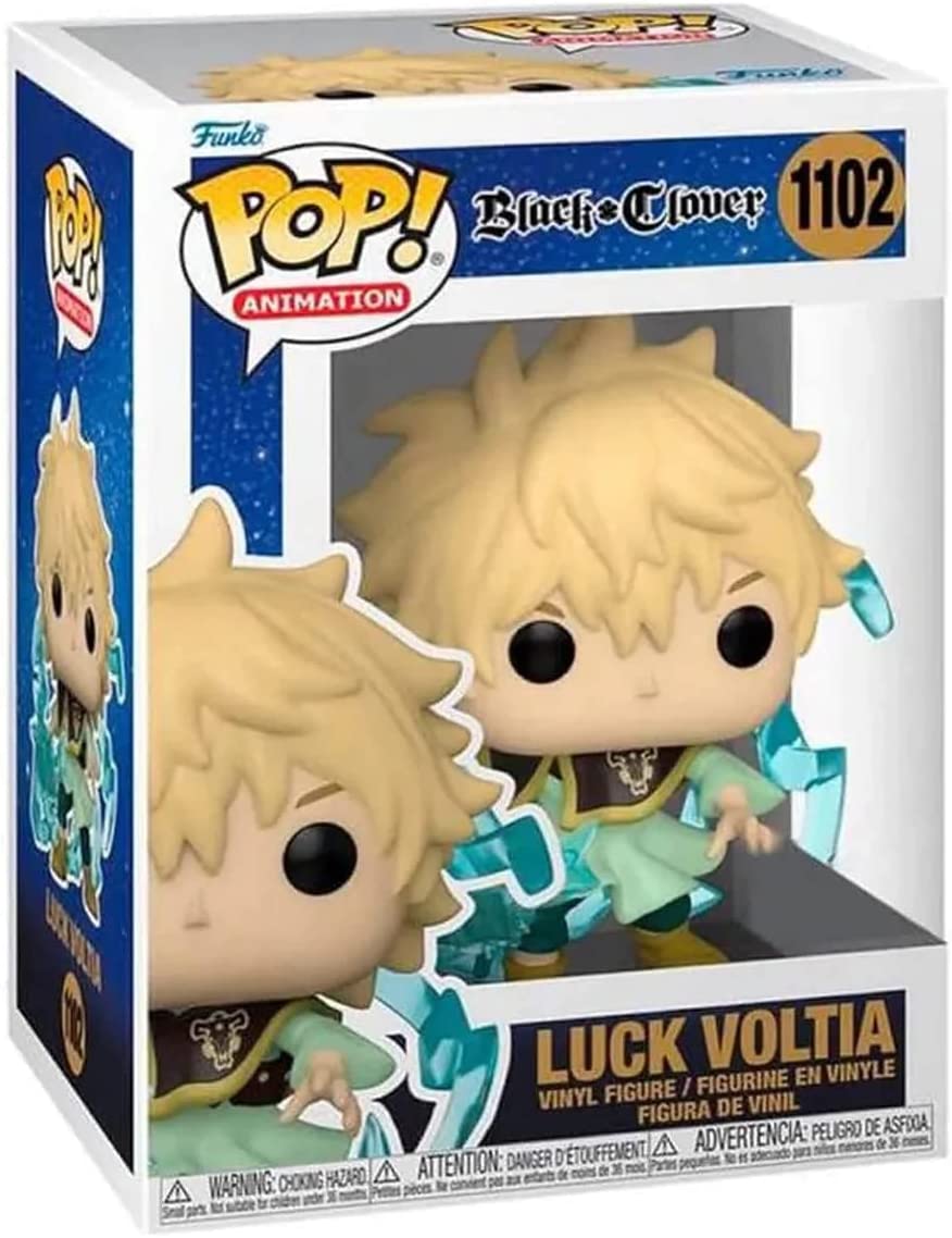 Funko Pop Black Clover Luck Voltia 1102 - AAA Anime Exclusive Figure