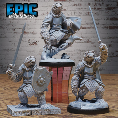 Sloth Paladin – Beastfolk Paladin – Resin Tabletop Miniature