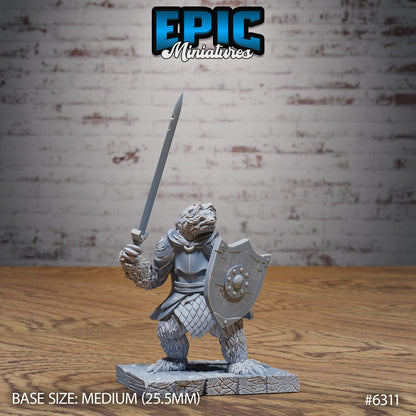 Sloth Paladin – Beastfolk Paladin – Resin Tabletop Miniature