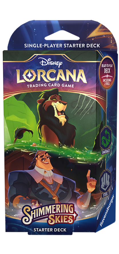 Shimmering Skies Starter Deck | Lorcana | New