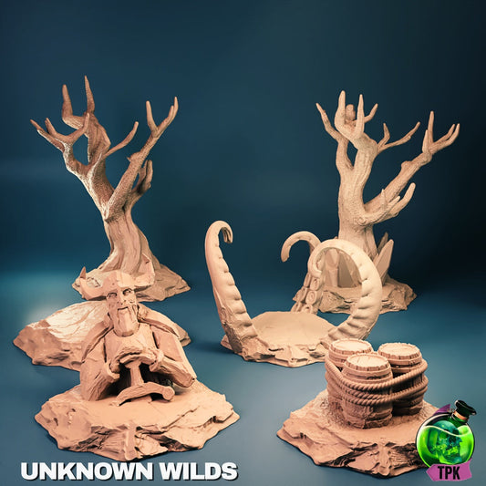 Unknown Wilds – Wilderness Scatter Terrain – Fantasy Tabletop Terrain