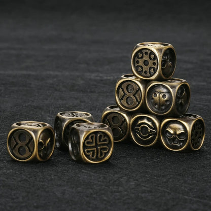 DND Dice Original Fun Lucky Ladybug Metal D6 Dice