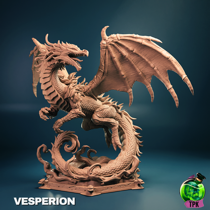 Vesperion, Celestial Dragon Miniature & Bust