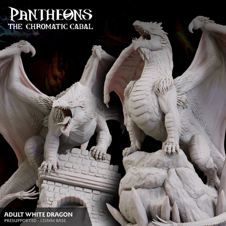 Adult White Dragon