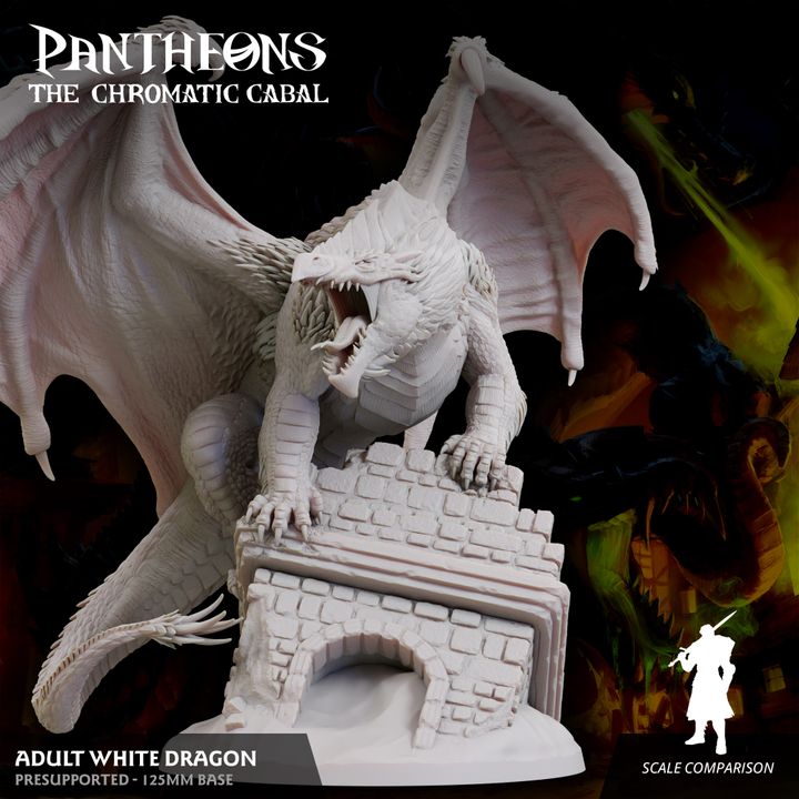 Adult White Dragon