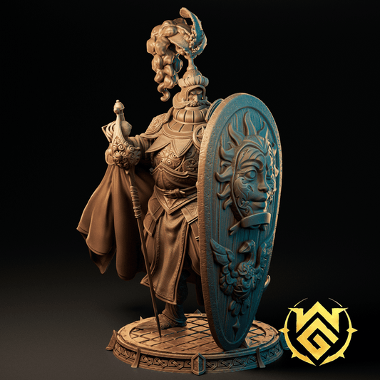 Bruti the Benediction - Sun Paladin - Miniature & Bust