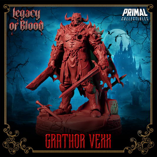 Grathor Vexx, Death Knight Undead Spirit Miniature