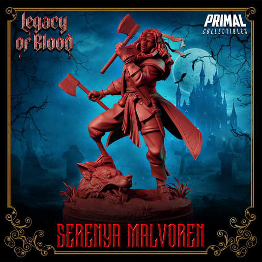 Serenya Malvoren – Vampire & Beast Hunter Miniature