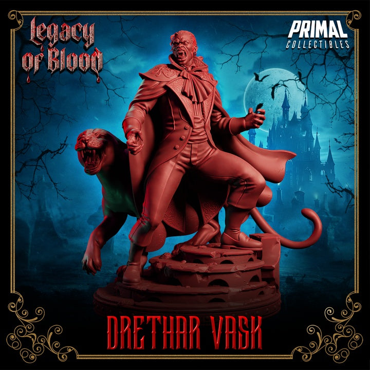 Baron Drethar Vask Vampire Miniature