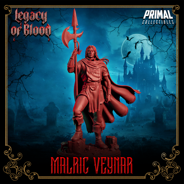 Malric Veynar – Human Vampire Hunter Miniature