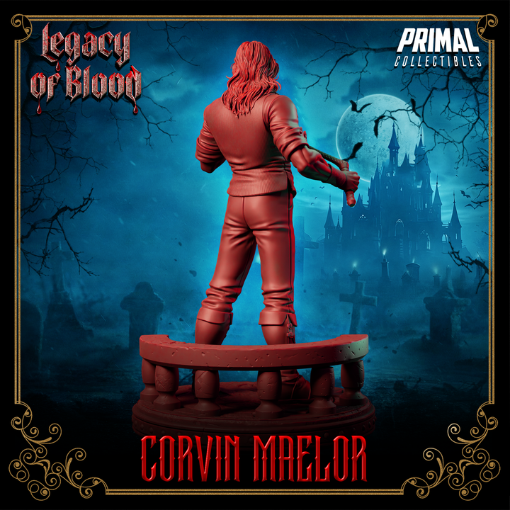Corvin Maelor – Human Vampire Hunter Miniature & Bust
