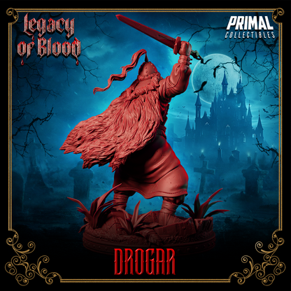 Drogar, Vampire Barbarian Miniature