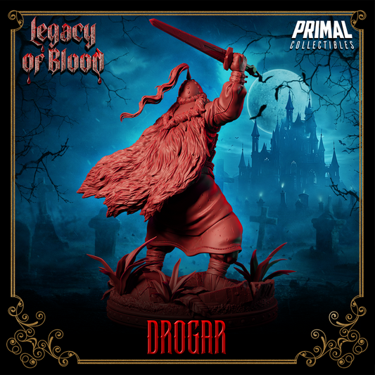 Drogar, Vampire Barbarian Miniature