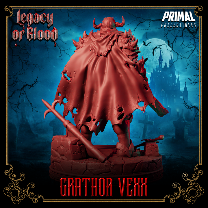 Grathor Vexx, Death Knight Undead Spirit Miniature