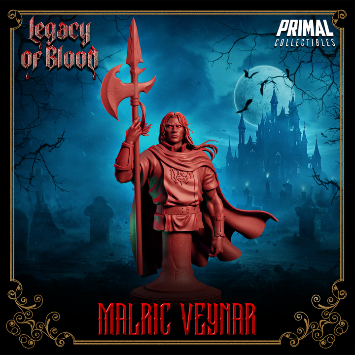 Malric Veynar – Human Vampire Hunter Miniature