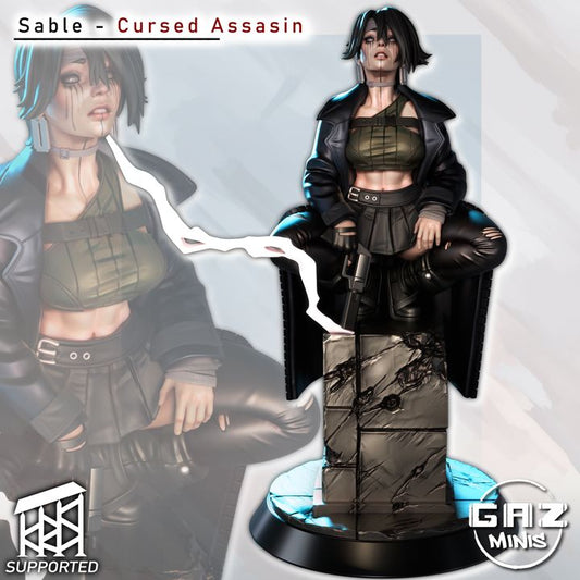 Sable - Cursed Assassin (SFW/NSFW 18+ Only)