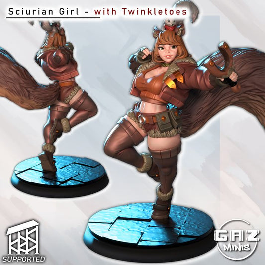 Sciurian Girl with Twinkletoes